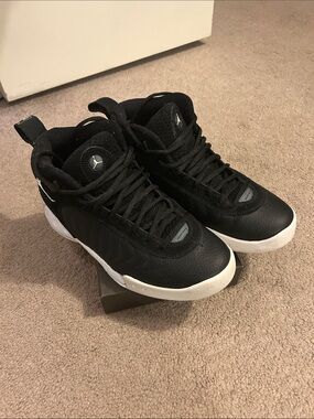 Jordan Men’s Black & White High-Top Sneakers